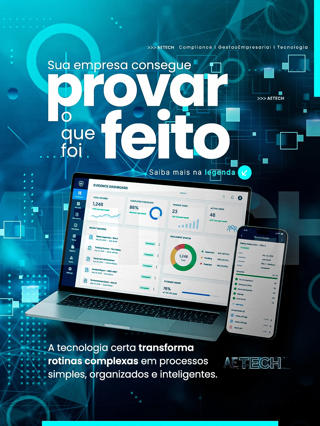 AETECH — Sua empresa consegue provaro que foi feito