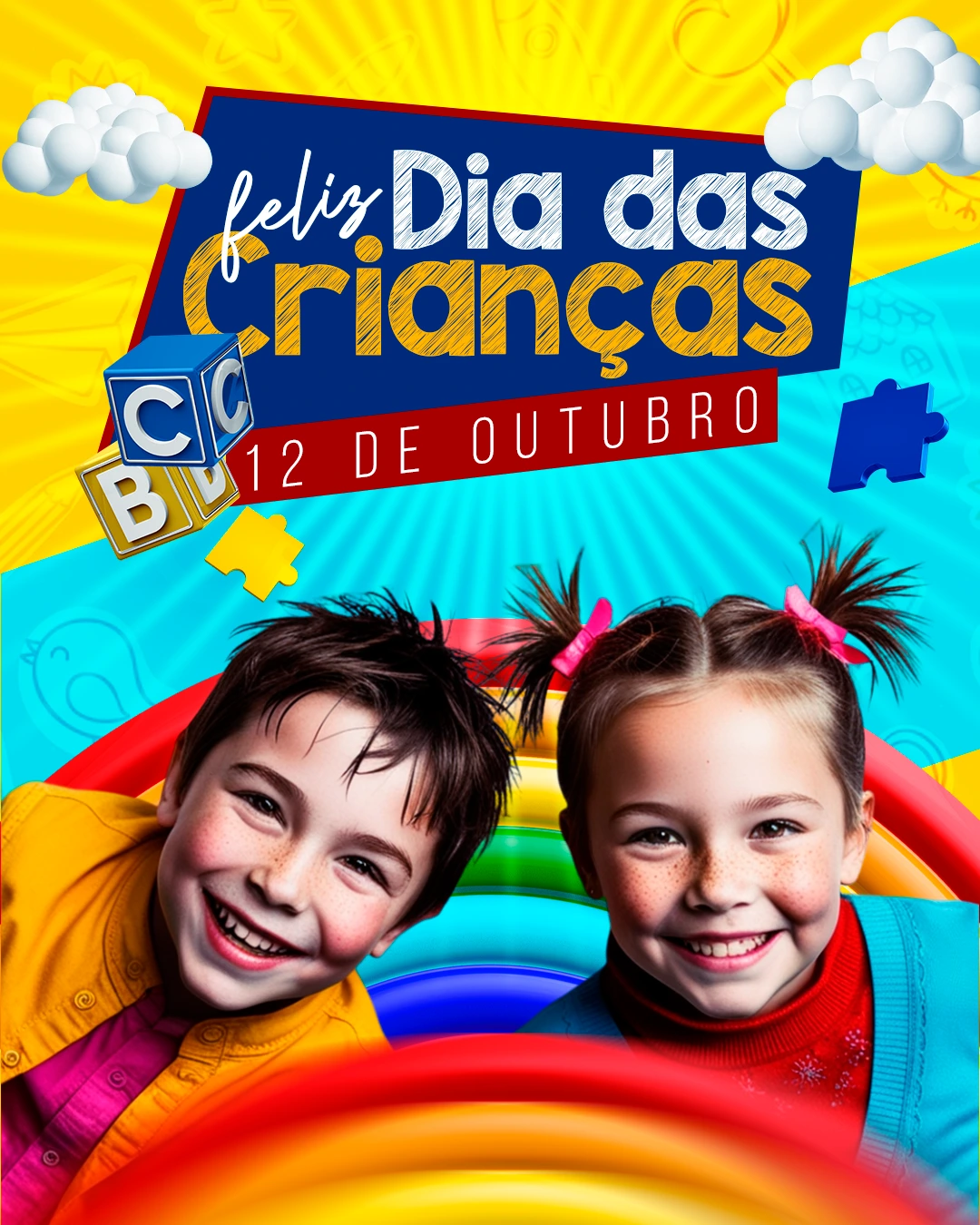 Dia das Crianças — arte 2, versão para Feed
