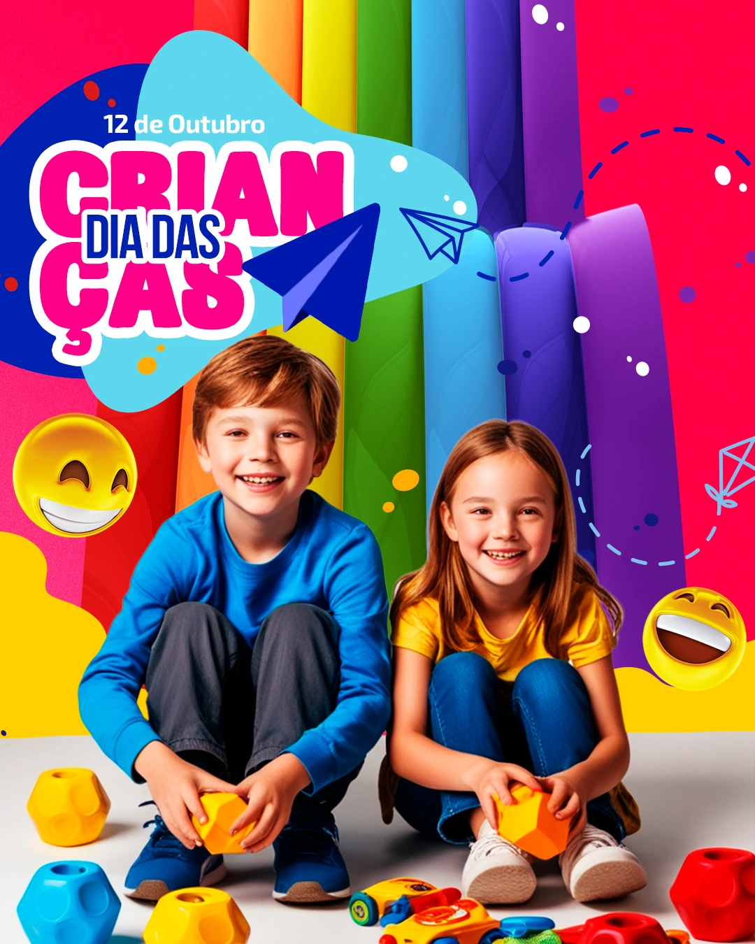 Dia das Crianças — arte 4, versão para Feed
