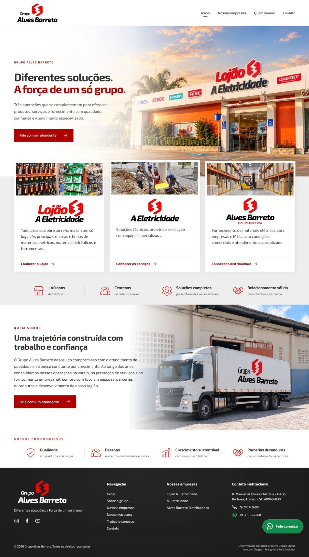 Grupo Alves Barreto — Página principal — página completa do site